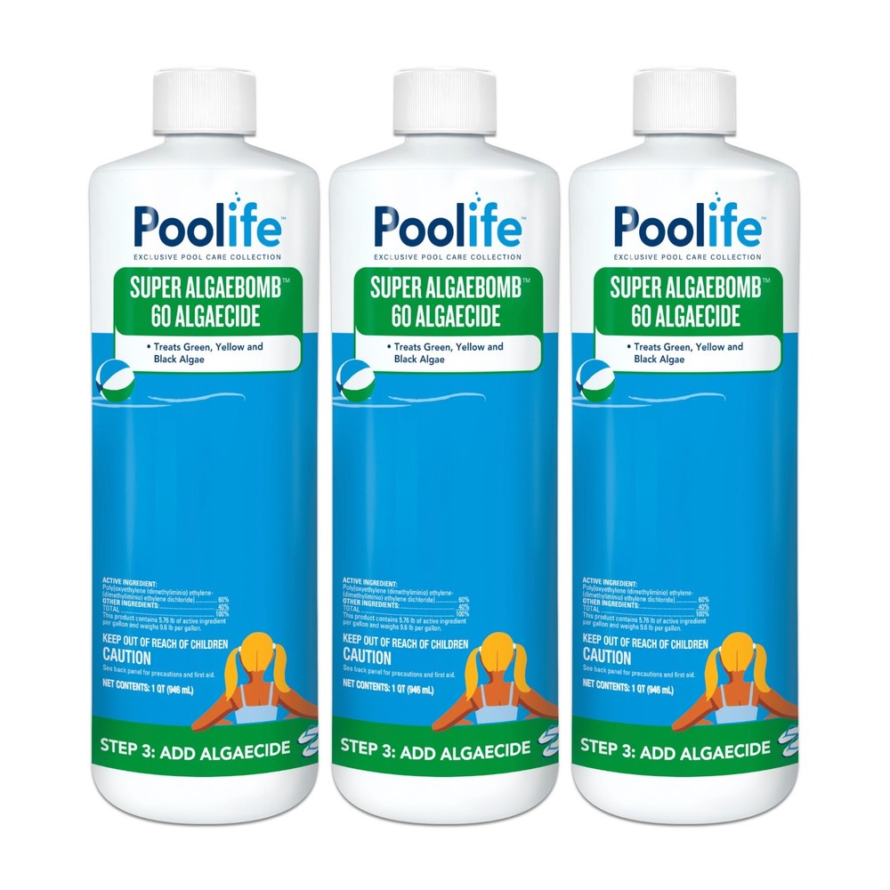 Poolife Super AlgaeBomb 60 (1 qt) ( 3 Pack )