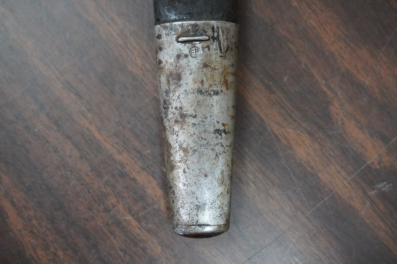 WWI British Lee-Enfield P1907 Rifle Bayonet with Scabbard Wilkinson 1917 Marked