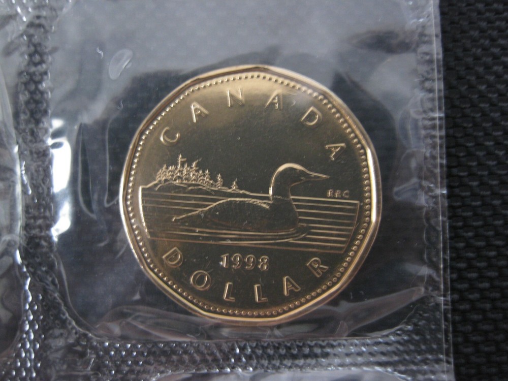 1998 Canadian Prooflike Loonie ($1.00)