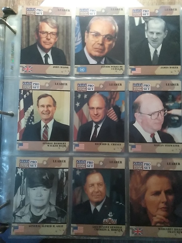 Desert Storm Pro Set Trading Cards