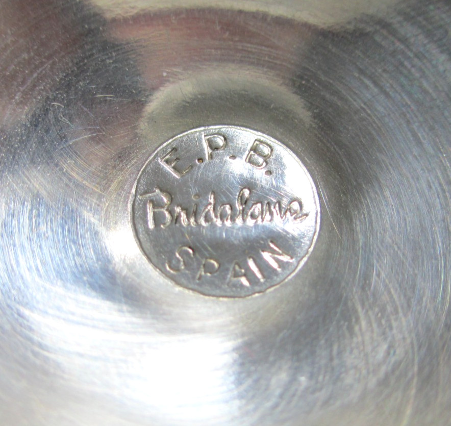 Vintage Silver-Plated Cordial Stemware Spain Set of 12Twisted Grapevine Stem