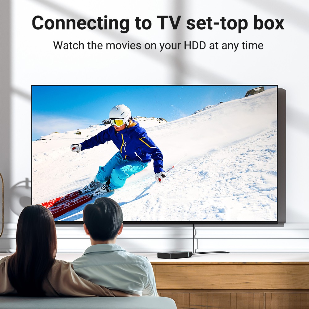 Acasis 2.5/3.5 Inch Plastic USB 3.0 to SATA Hard Drive Enclosure