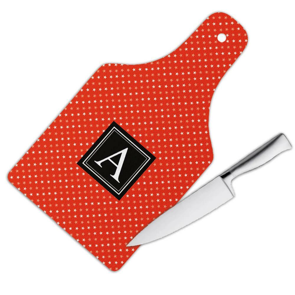 Gift Cutting Board : Stars Pattern Abstract Shape Contemporary