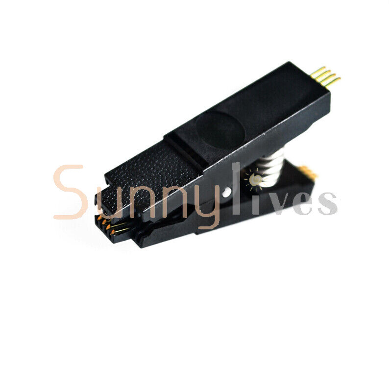 SOIC8 SOP8 Test Clip For EEPROM 93/25 /24Cx in-Circuit Programming + 2 Adapter