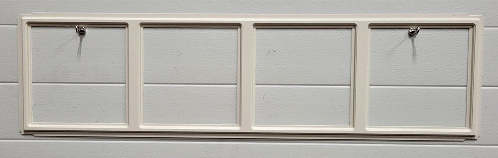 IDEAL Garage Doors MADISON 611 ALMOND Replacement Window Inserts/LONG Panel