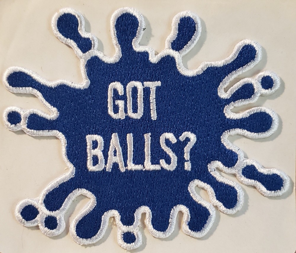 PAINTBALL BLUE BALLS Shoulder PATCH Sticker spyder