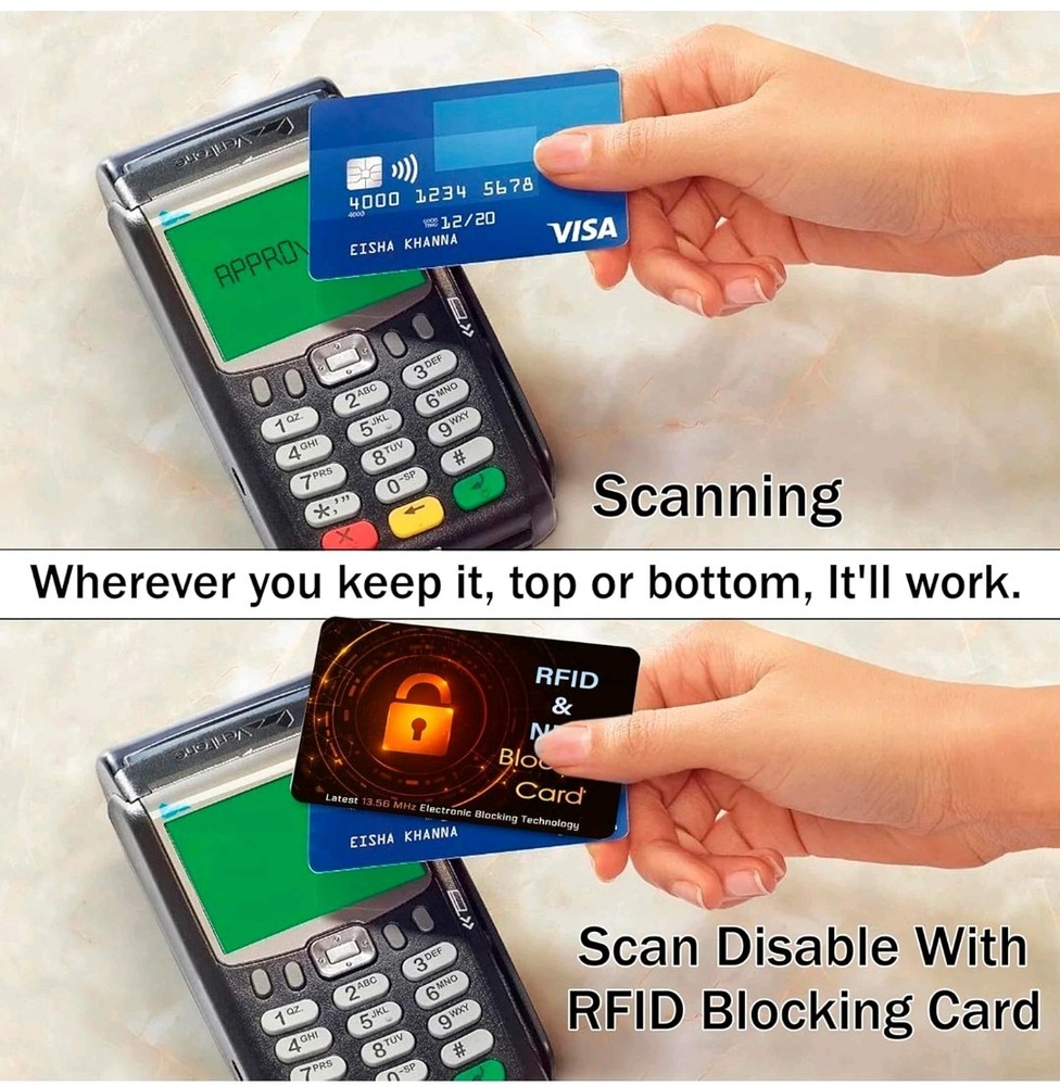 RFID & NFC Shield Blocking Protection "100 Card Pack"