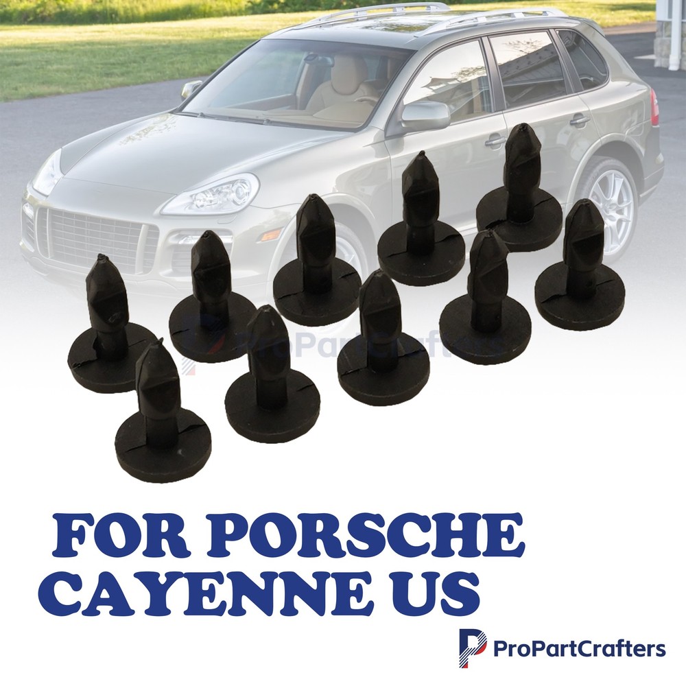 NEW Set Of 10 Engine Compartment Panel Clips For Porsche Cayenne 95557271000 US