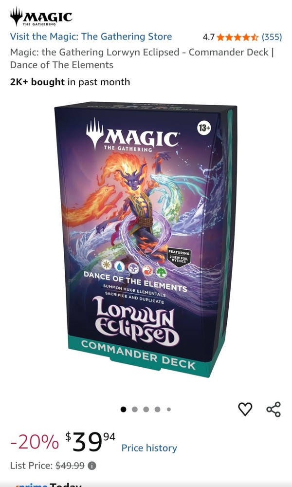Magic: the Gathering Lorwyn Eclipsed - Commander Deck | Blight Curse