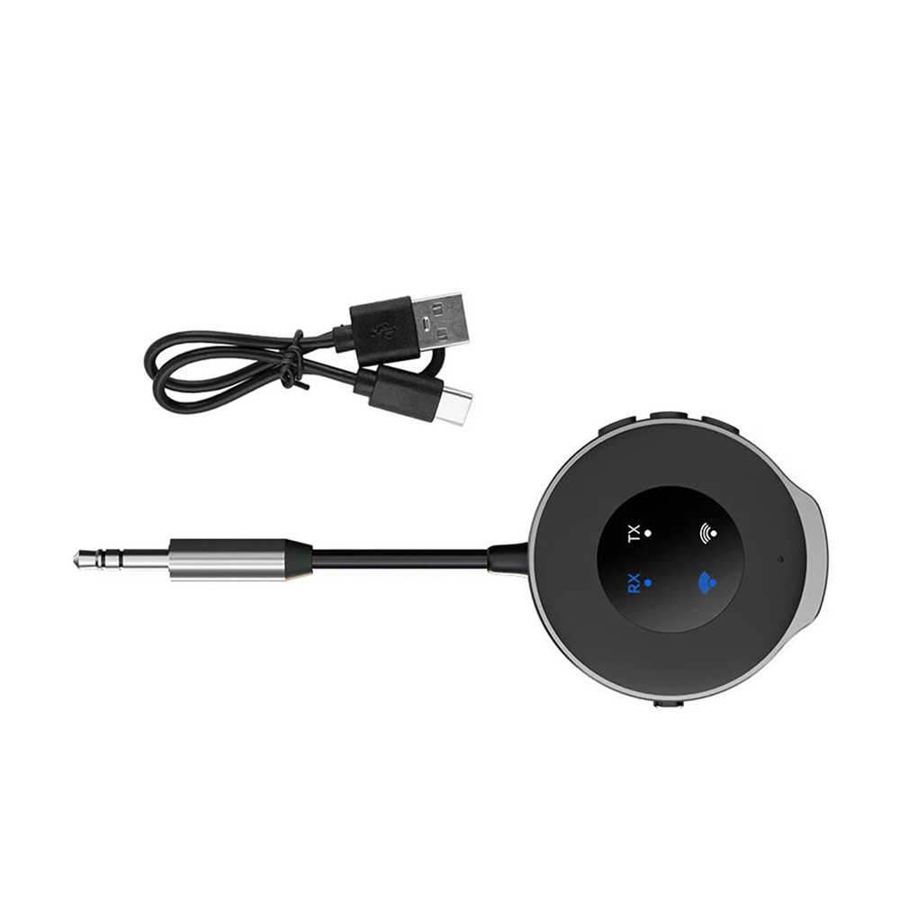 Bluetooth 5.3 Wireless Audio Transmitter Receiver Car Aux Adapter 3.5mm Jack