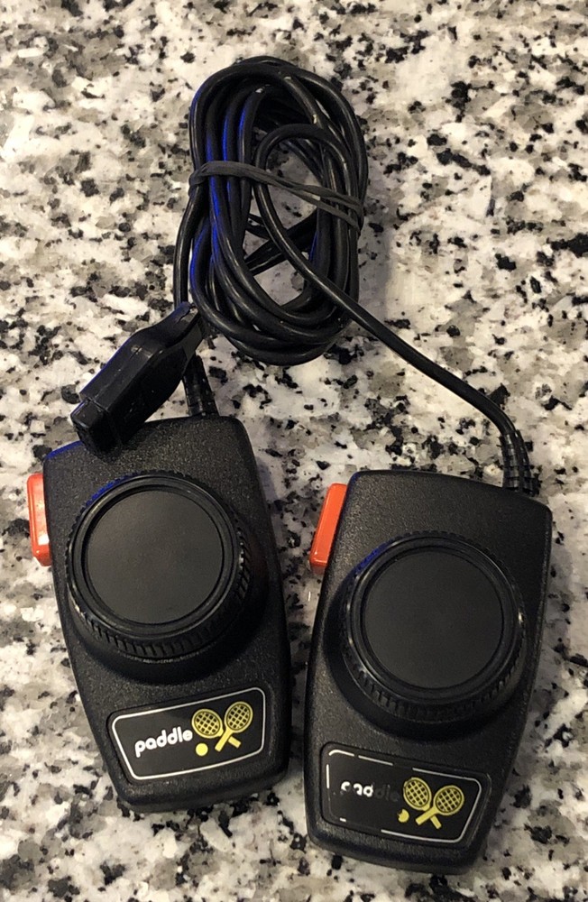 Authentic Atari 2600 Paddle Controllers - Untested - For Parts/Repair