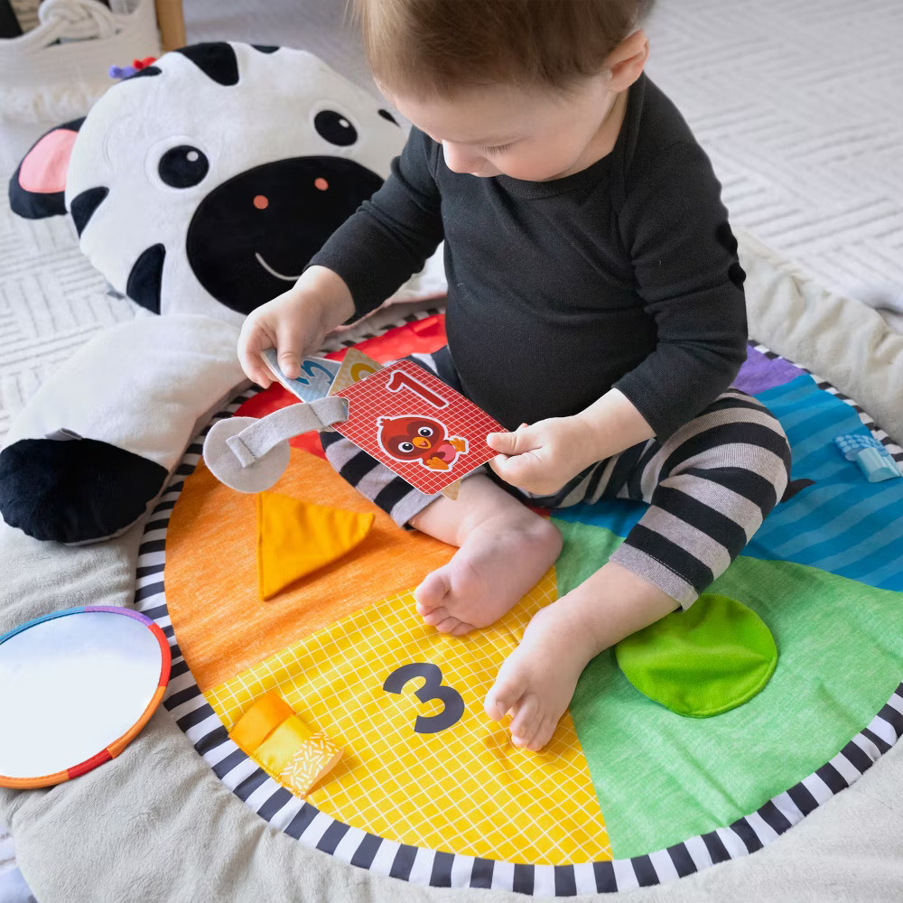 Baby Einstein Zen's Activity Milestones Plush Gym Playmat