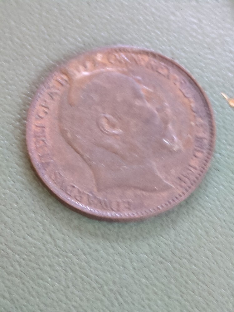 GREAT BRITAIN 1903 FARTHING KM792 AU With Some Luster