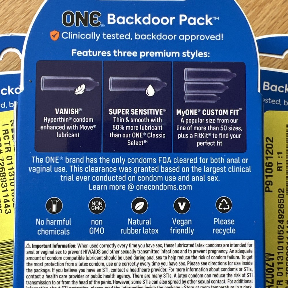 ONE Backdoor Pack 3pack X3