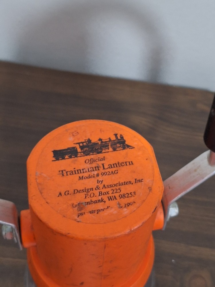 AG Design & Associates 992AG Trainman Lantern. Untested