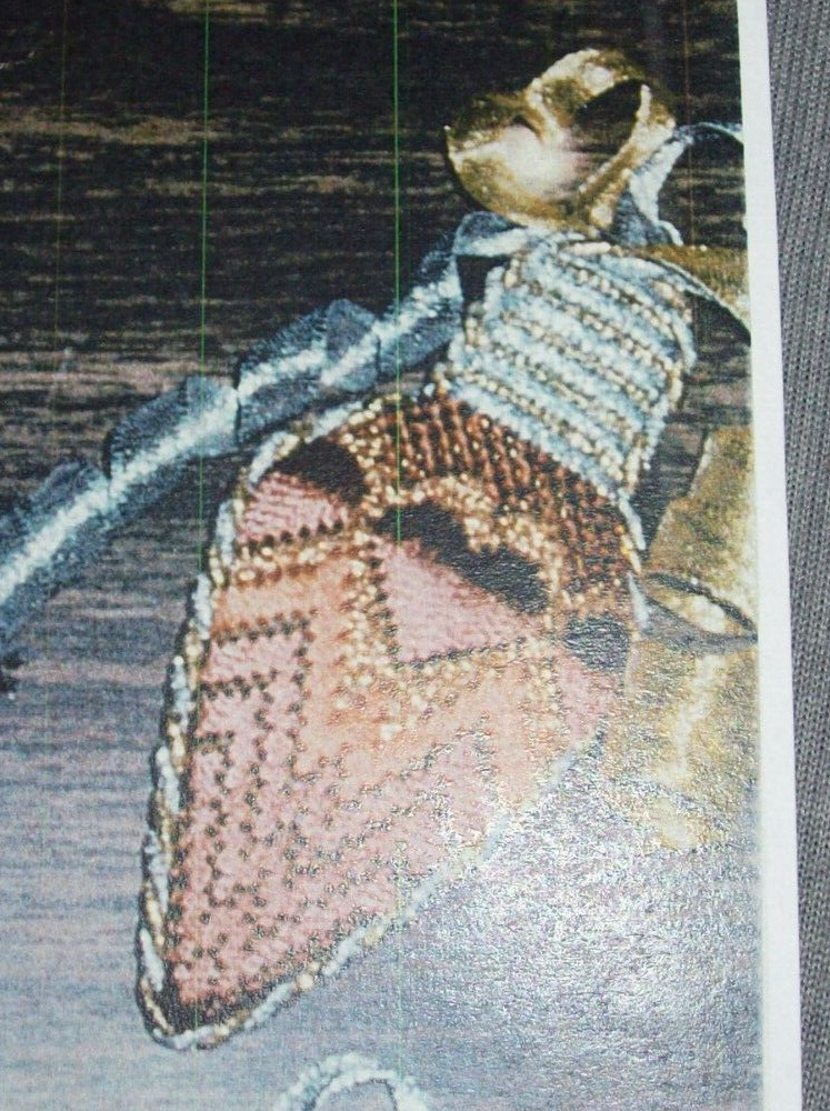 1998 HOLIDAY LIGHT BLUB Hand Painted Needlepoint Canvas w/ Instructions ~ COPPER