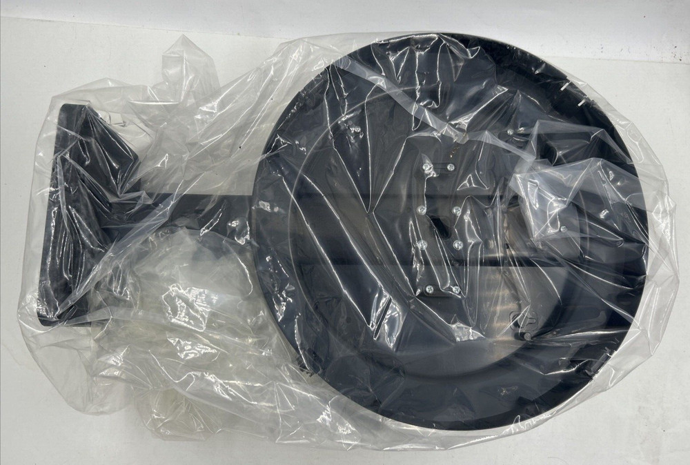 12" Clock Mount analog double mount for Round Clocks plastic Black