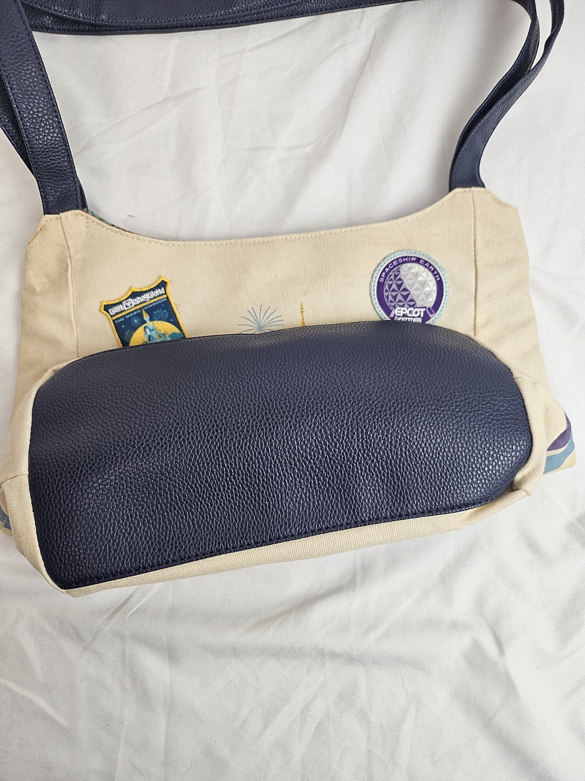 Walt Disney World Parks Discover the Magic Four Parks Canvas Tote Purse Bag