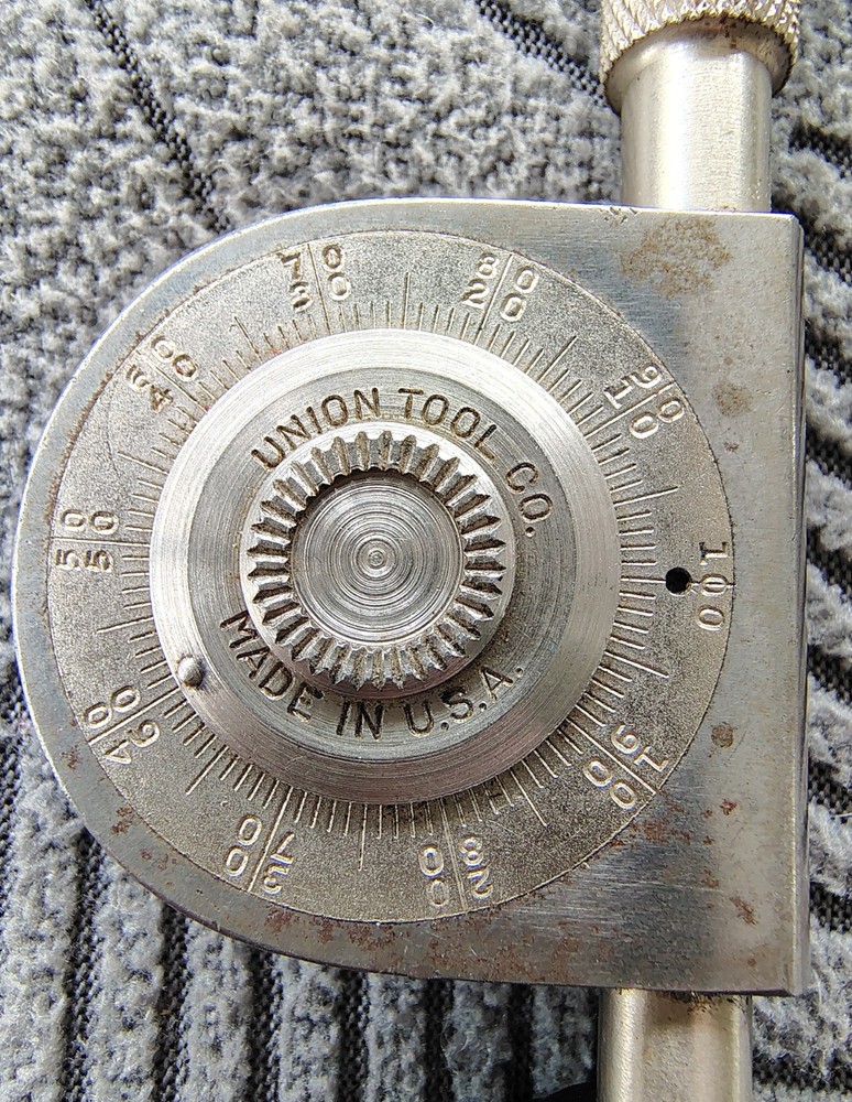 🗽VINTAGE UNION TOOL SPEED INDICATOR MACHINIST TOOLMAKER