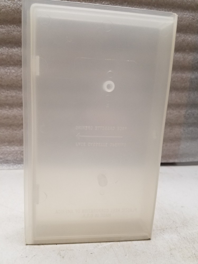 Clear Plastic VHS Tape Case (D)
