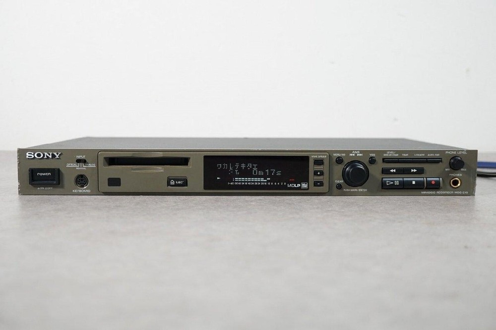 SONY MDS-E10 Professional MD Recorder Player Operation Confirmed