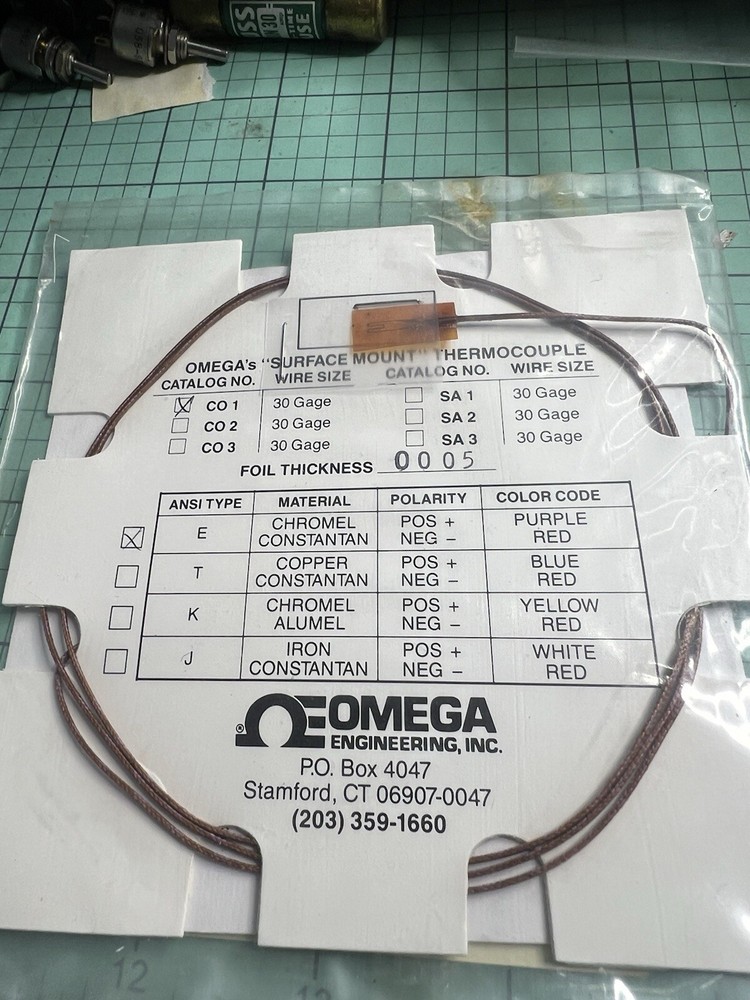 OMEGA ENGINEERING  CO1-E Thermocouple
