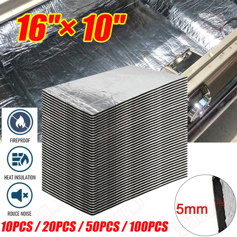 Self-adhesive Fireproof Sound Deadener Heat Insulation Mat For Car Hood Engine