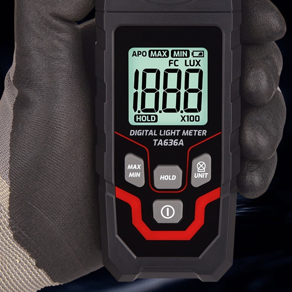 LCD Display Light Meter Designed for Flexibility in Various Applications