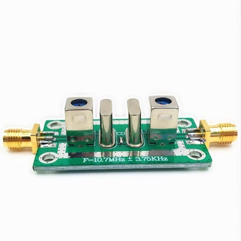 Narrow Bandpass Filter Compact Crystal Filter 10.7MHz for Communication Devices