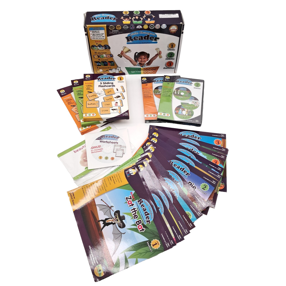PARTIAL SET Little Champion Reader Comprehensive Reading Program Homeschool LOT