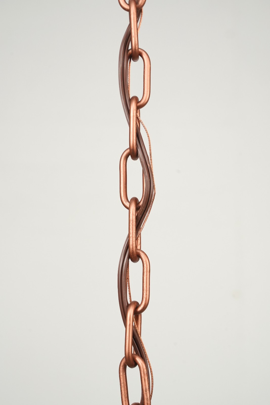 Vintage Copper Plated Steel Rustic Pendant Light