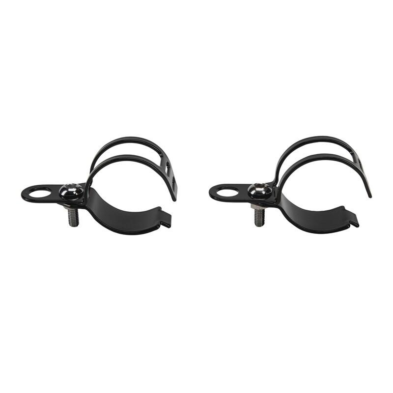 Motorcycle Turn Signal Light Indicator Mount Brackets Fork Clamps Bracket 2PCS