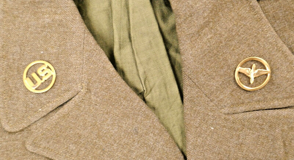 US Air Force Post-WWII IKE Jacket German Made Patch Ribbon