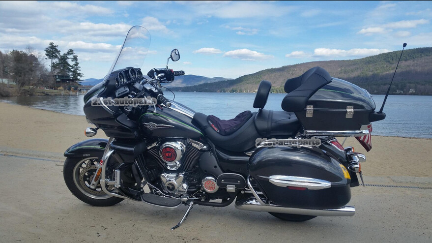 Driver Backrest + Pad Mount Quick Release Fit Kawasaki Vulcan 1700 Nomad Voyager