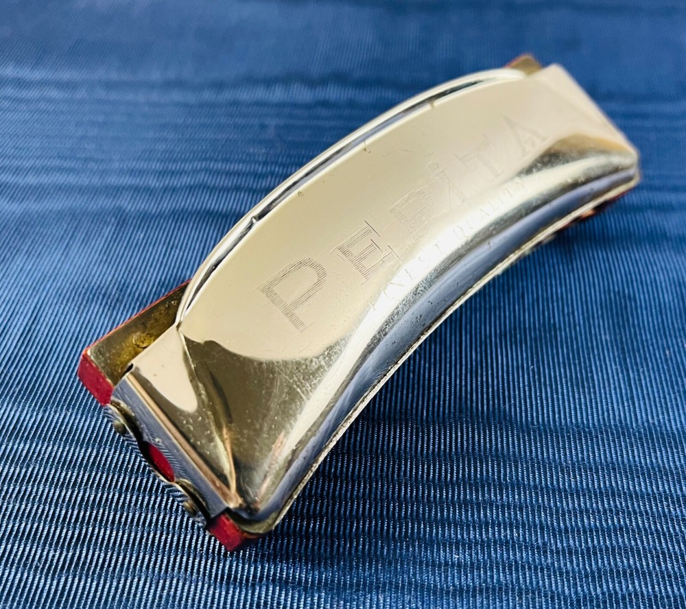 Vintage Pepita Harmonica; Made US Zone Germany Post WWII;