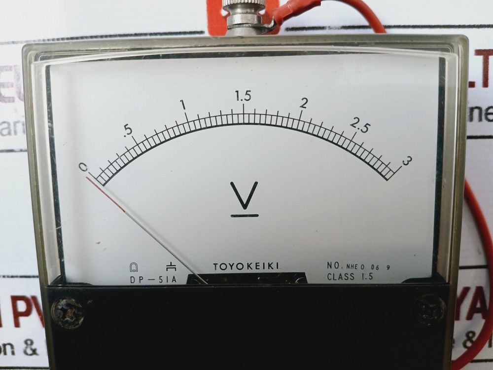 TOYOKEIKI DP-51A Voltmeter 0-3 V Class 1.5