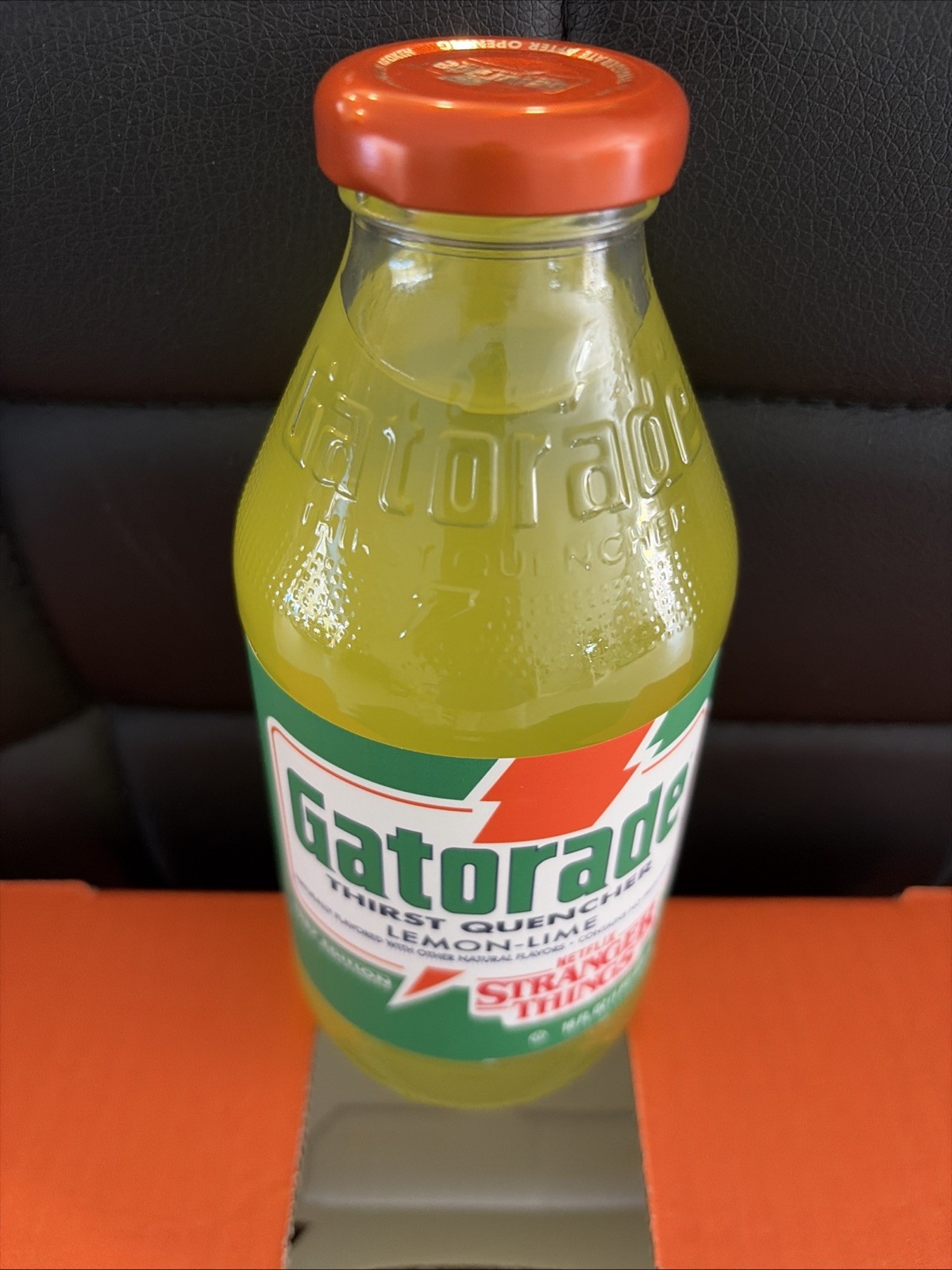 Gatorade X Stranger Things 1987 Limited Edition Hawkins 1 Unopened Glass Bottle