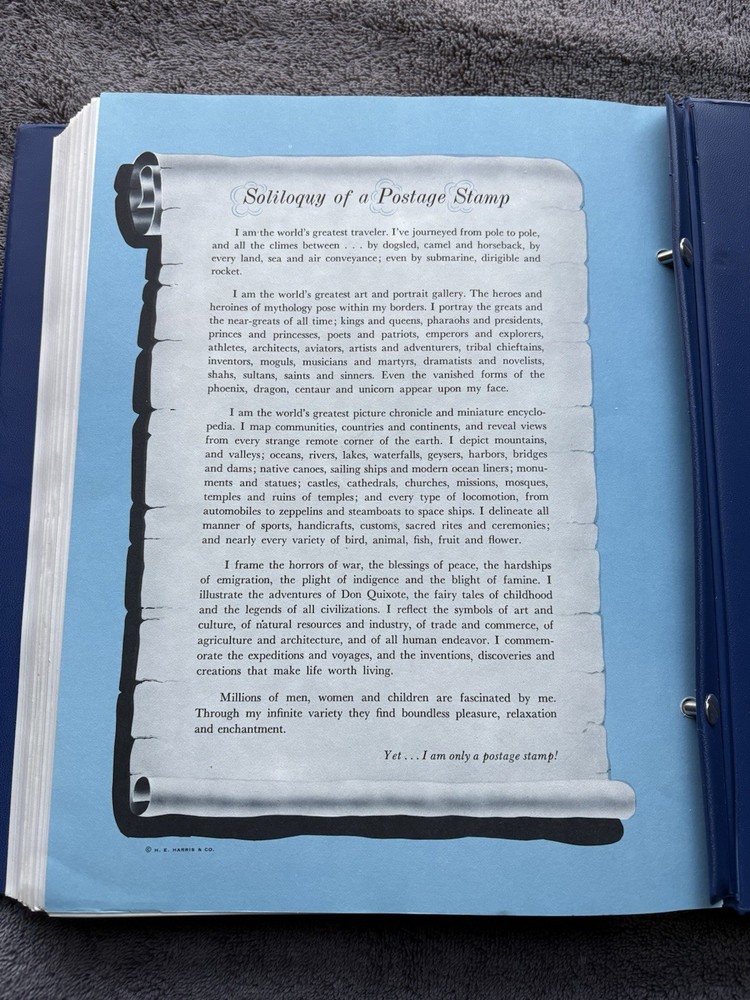 1976 H.E. Harris United States Liberty Stamp Album Mint FREE SHIPPING