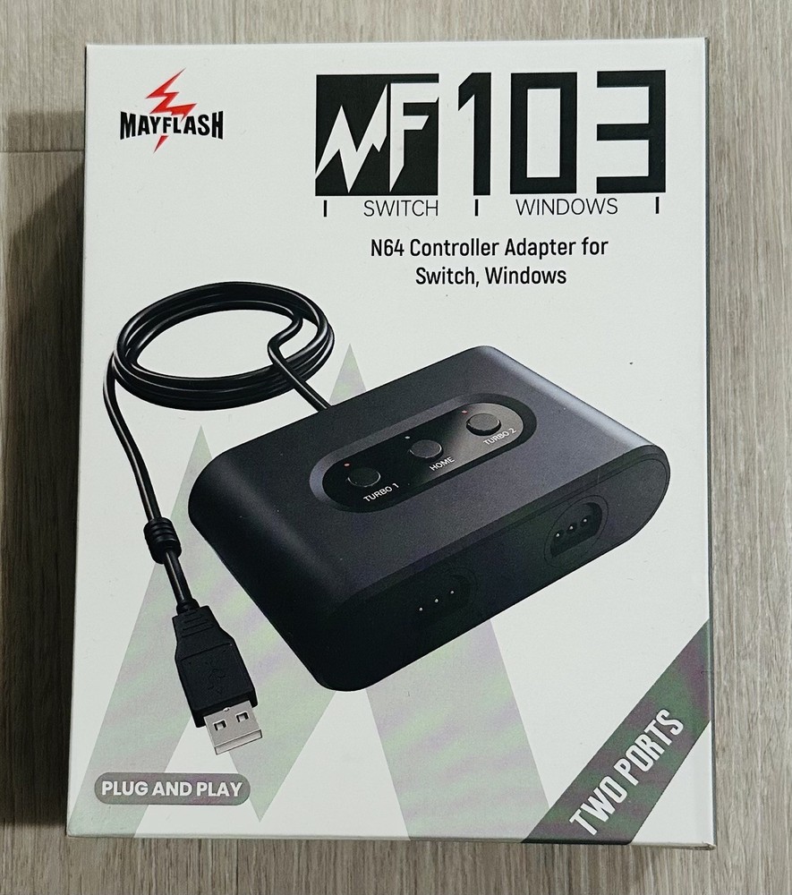 Mayflash Nintendo 64 Controller Adapter to Nintendo Switch and PC