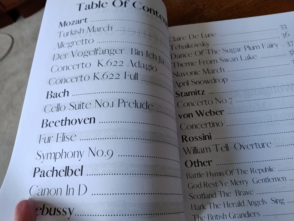 23 Classical Clarinet Solos