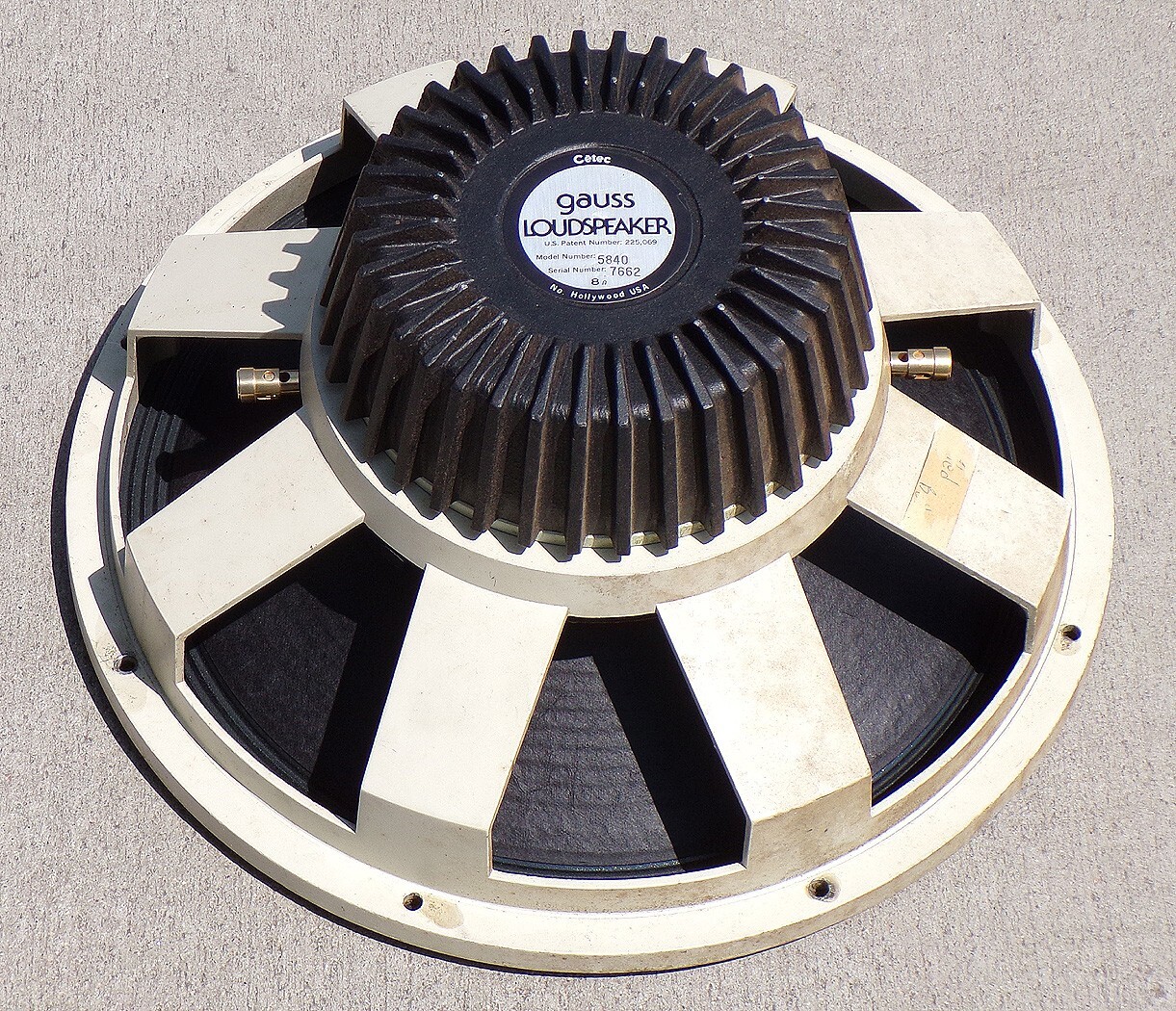 15" Gauss woofer subwoofer speaker 2,000W peak. ALL NEW 4583XRO PARTS!