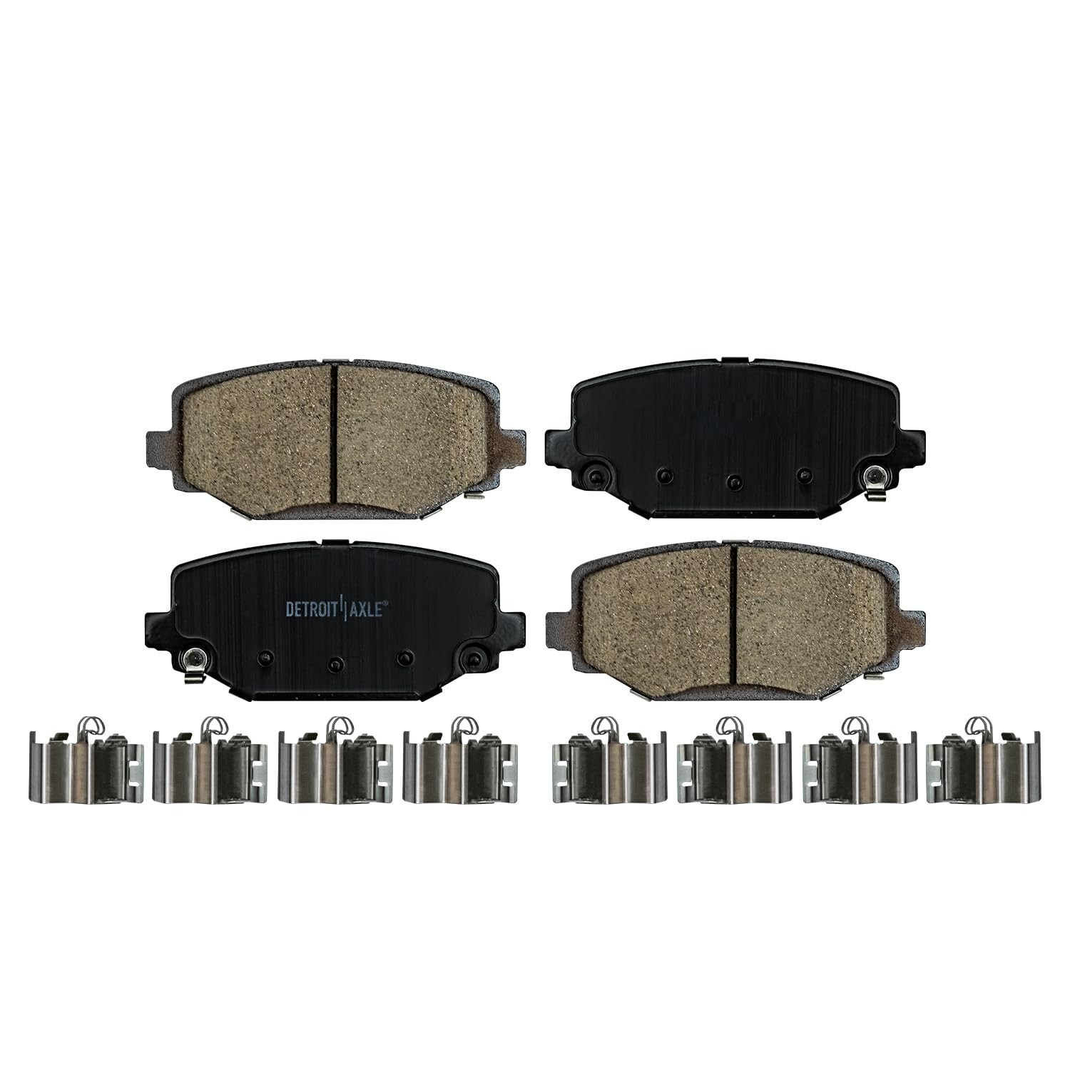 Front Rear Brake Pads for Chrysler Town and Country Dodge Journey Dual Piston