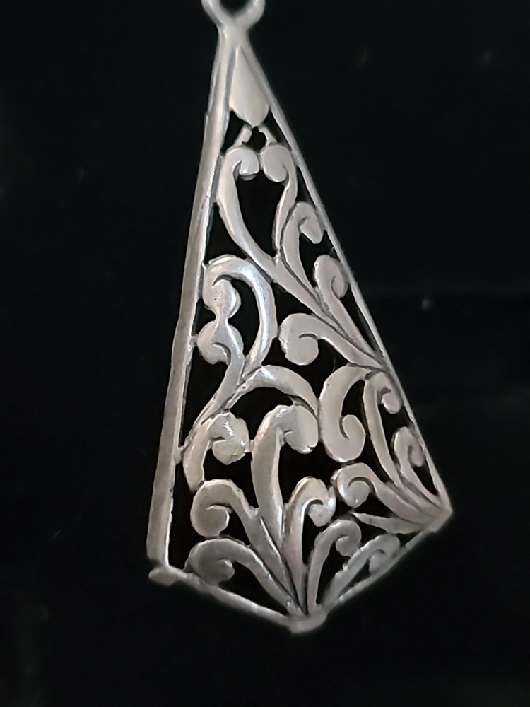 Sterling Silver earrings And Ring Set Size 5.75