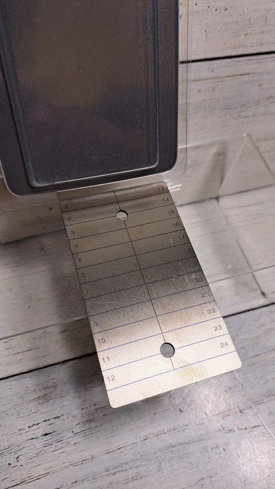 ColdTi Cryptocurrency Seed Plate for Extremely Durable Cold Storage Single Plate
