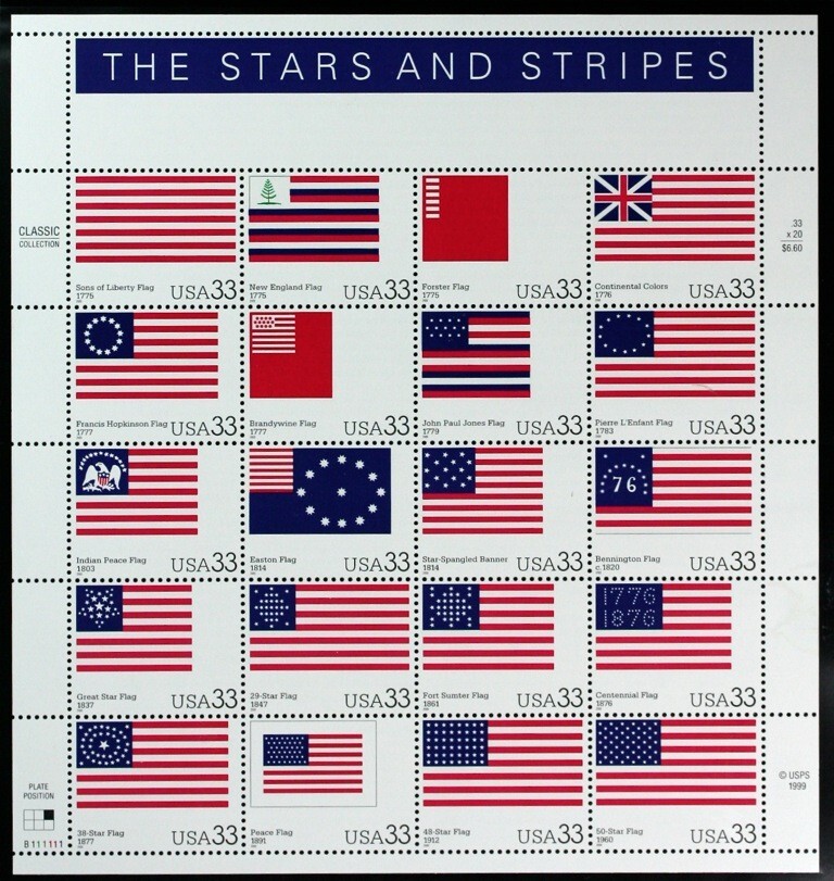 US 2000 Commemorative Year Set, 100 stamps including Sheets MNH, see scans