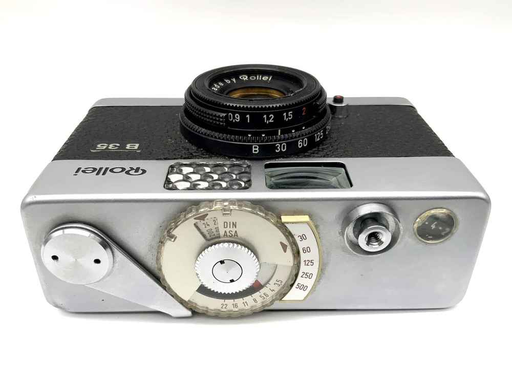 Rollei B 35 Compact Camera With Triotar 3,5/40 Chrome Halbformatkamera