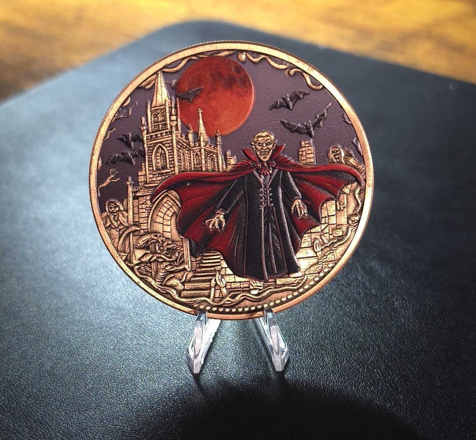 5 oz .999 Copper "Dracula"