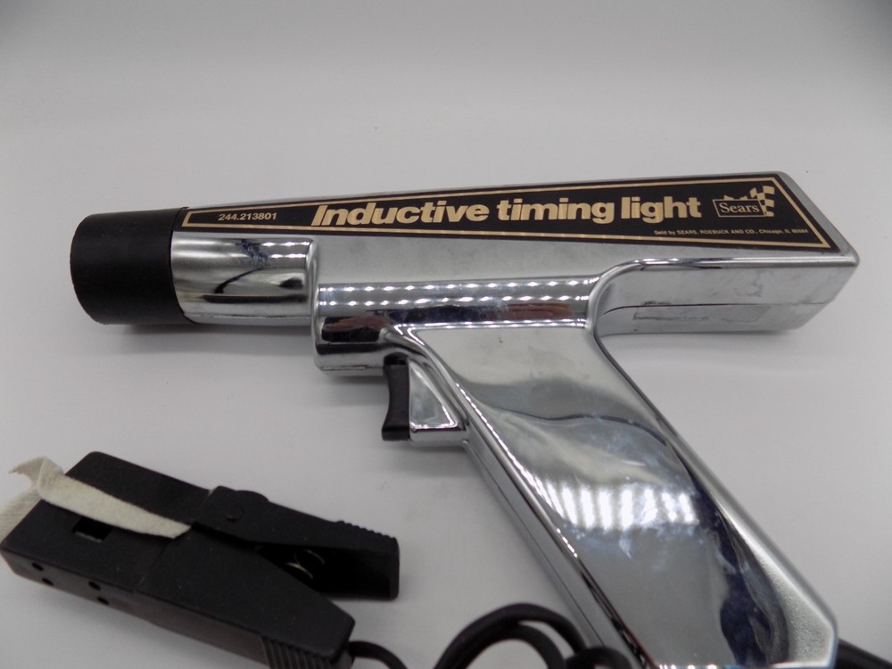 Vintage Inductive DC Timing Light by Sears USA Model 244.213801 untested