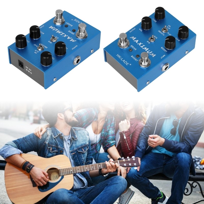 Electric Guitar Effect Pedals DC9V Effect Device Overload Overdrive Effector