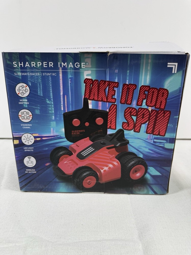 Sharper Image Remote Control/Hover RC Slideways Racer. Damaged Box